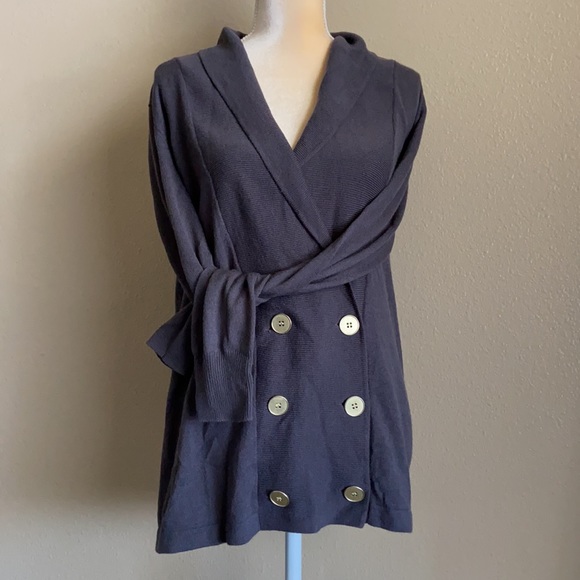 O’Neill Double Breasted Button Up Cardigan - Picture 2 of 12